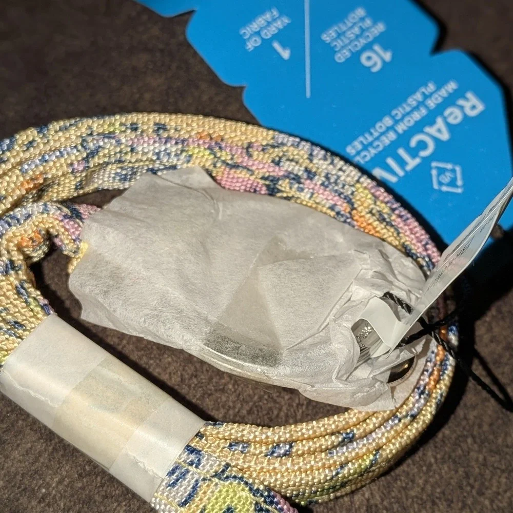 Vera Bradley ReActive Lanyard Sunlit Garden Floral Yellow 26692-12550 NWT